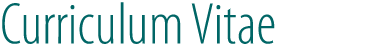 Curriculum Vitae
